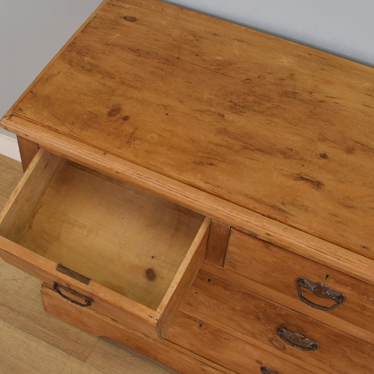 Rustic Pine Chest of Drawers