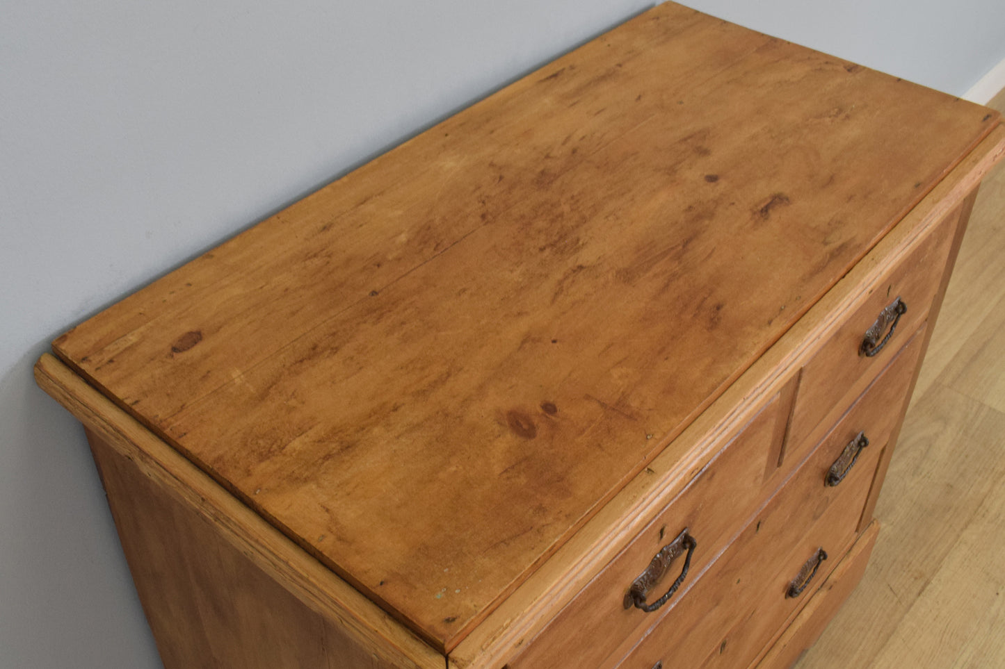 Rustic Pine Chest of Drawers