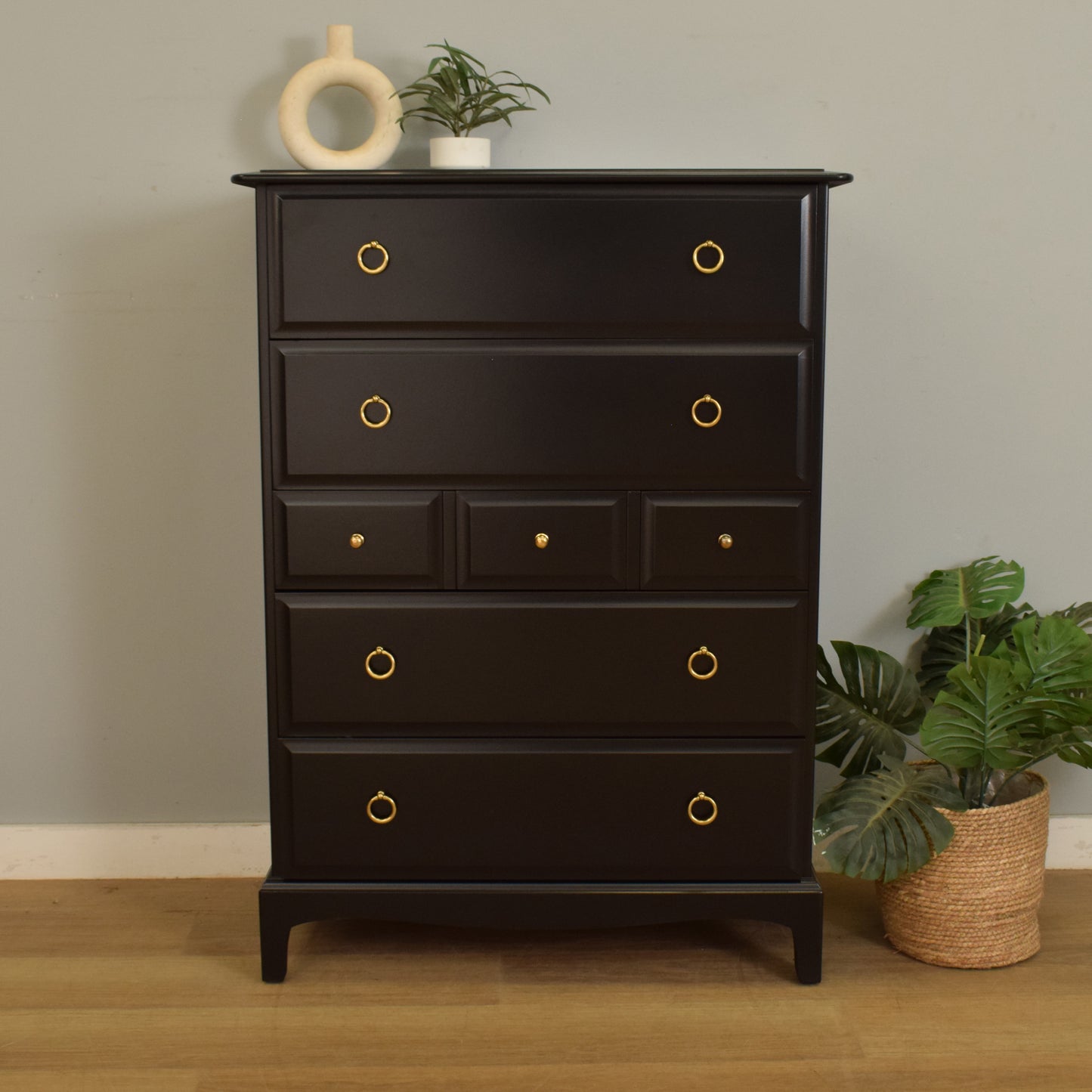 Painted Stag Chest of Drawers