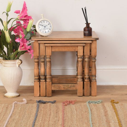 Oak Nest Of Tables