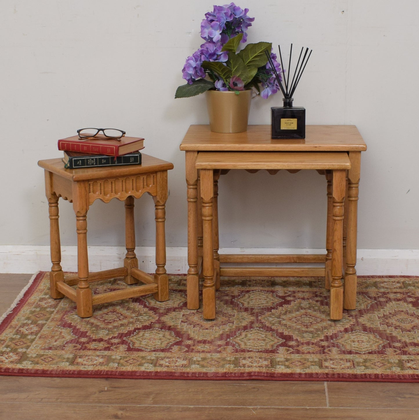 Light Oak Nest of Tables