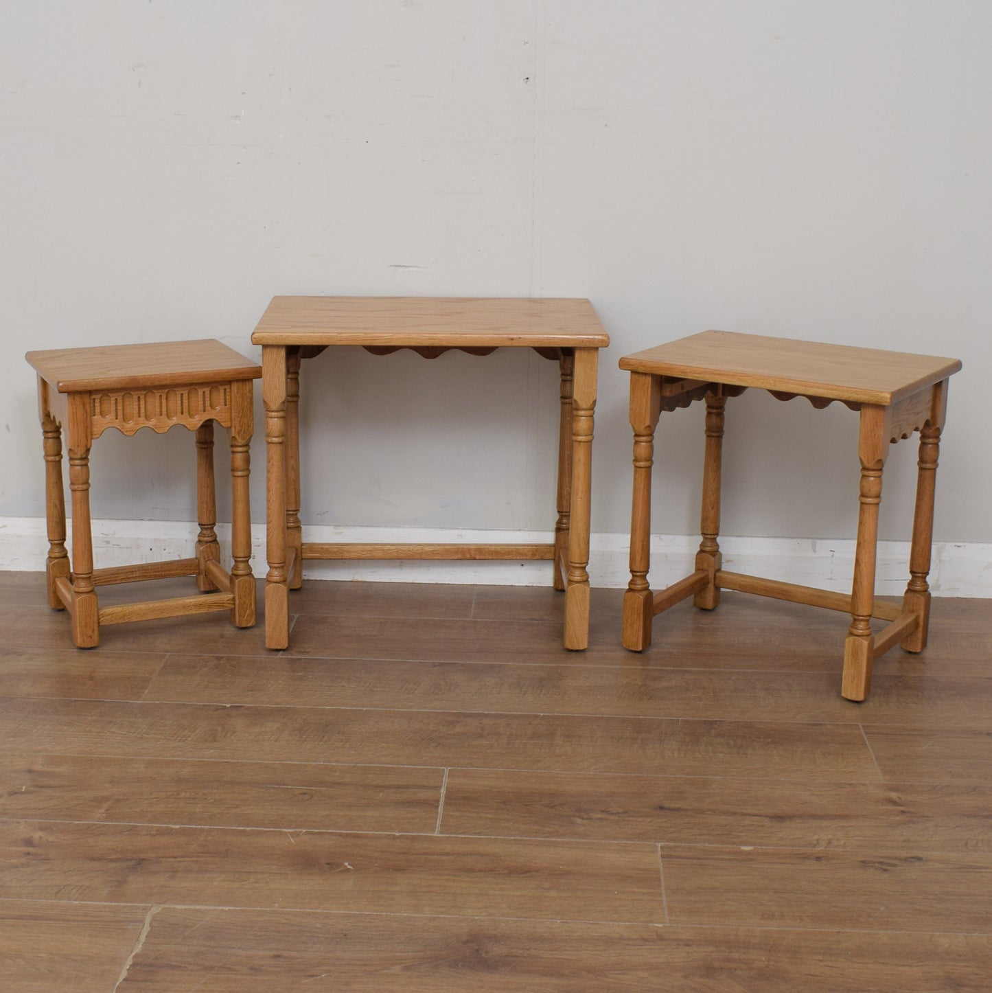 Light Oak Nest of Tables