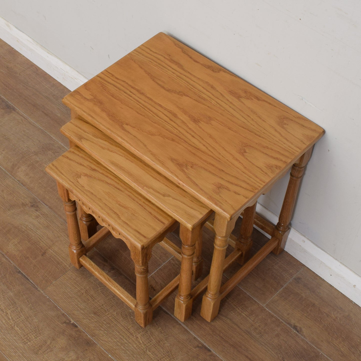 Light Oak Nest of Tables