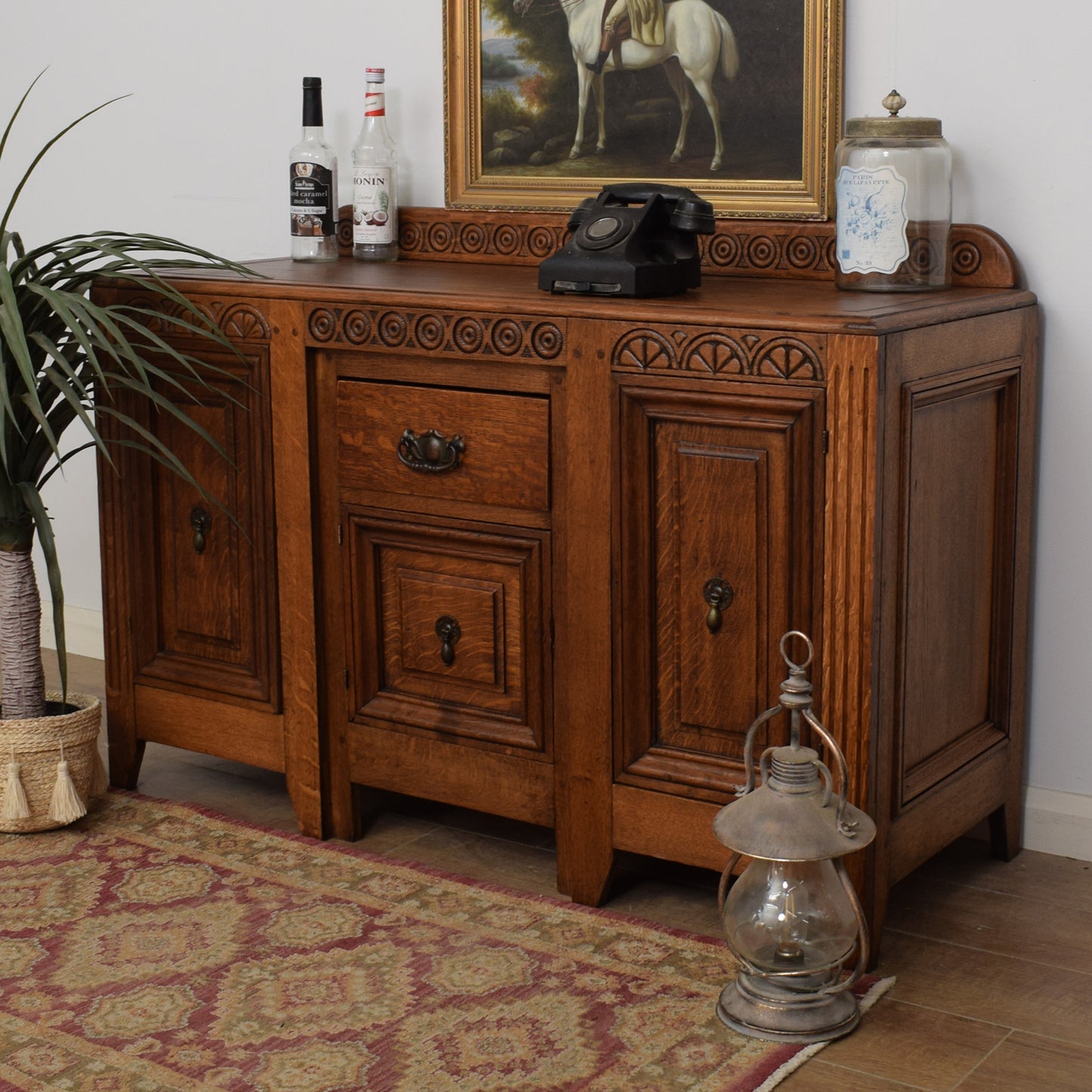 Restored Oak Sideboard