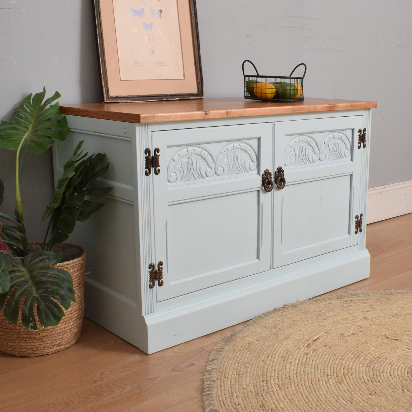 Painted Low Cabinet