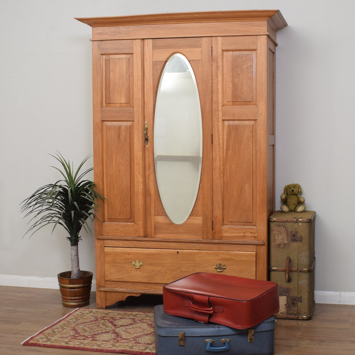 Restored Oak Wardrobe