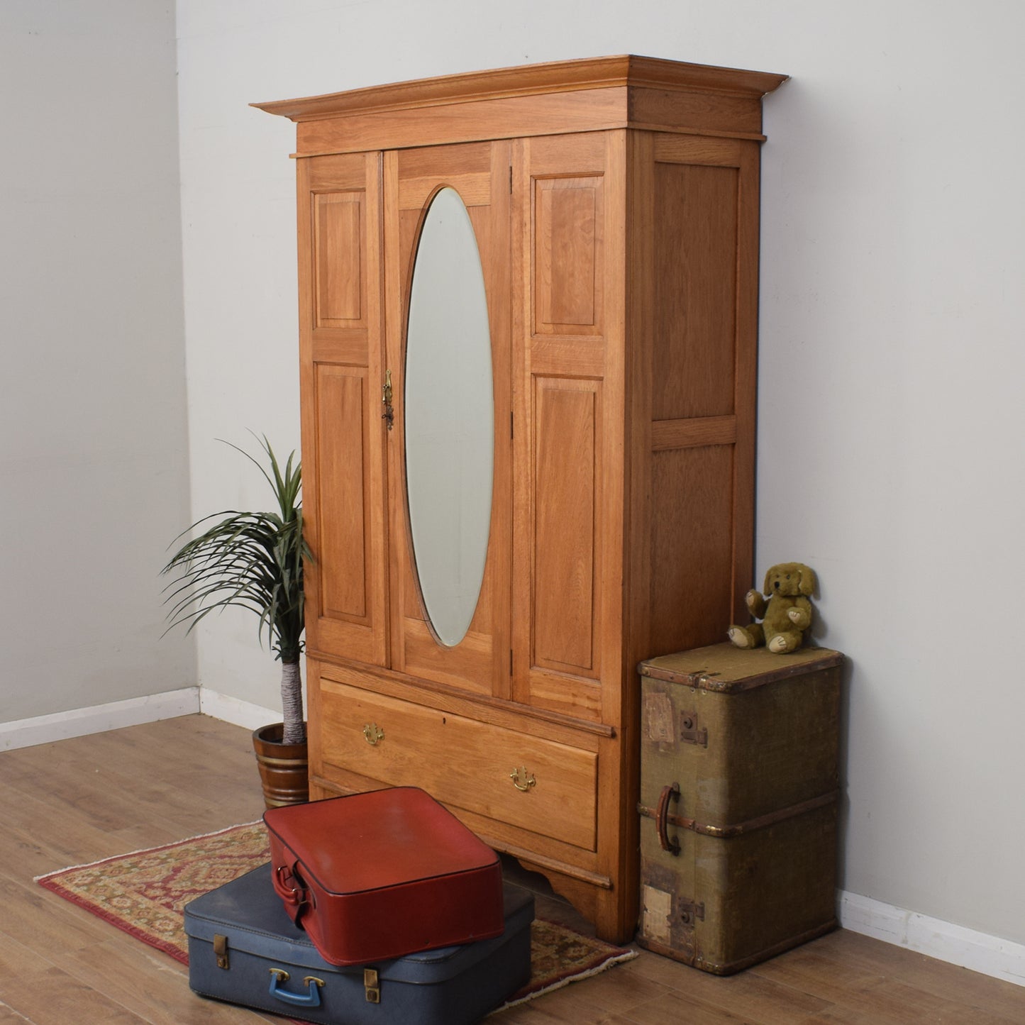 Restored Oak Wardrobe