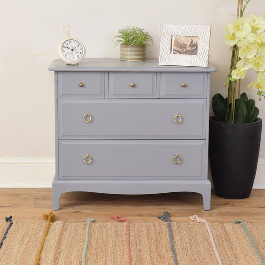 Painted Stag Chest Of Drawers