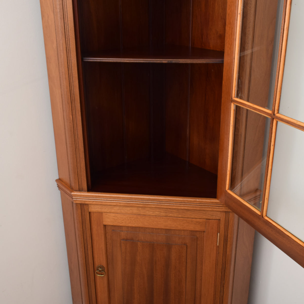 Mahogany Corner Cabinet