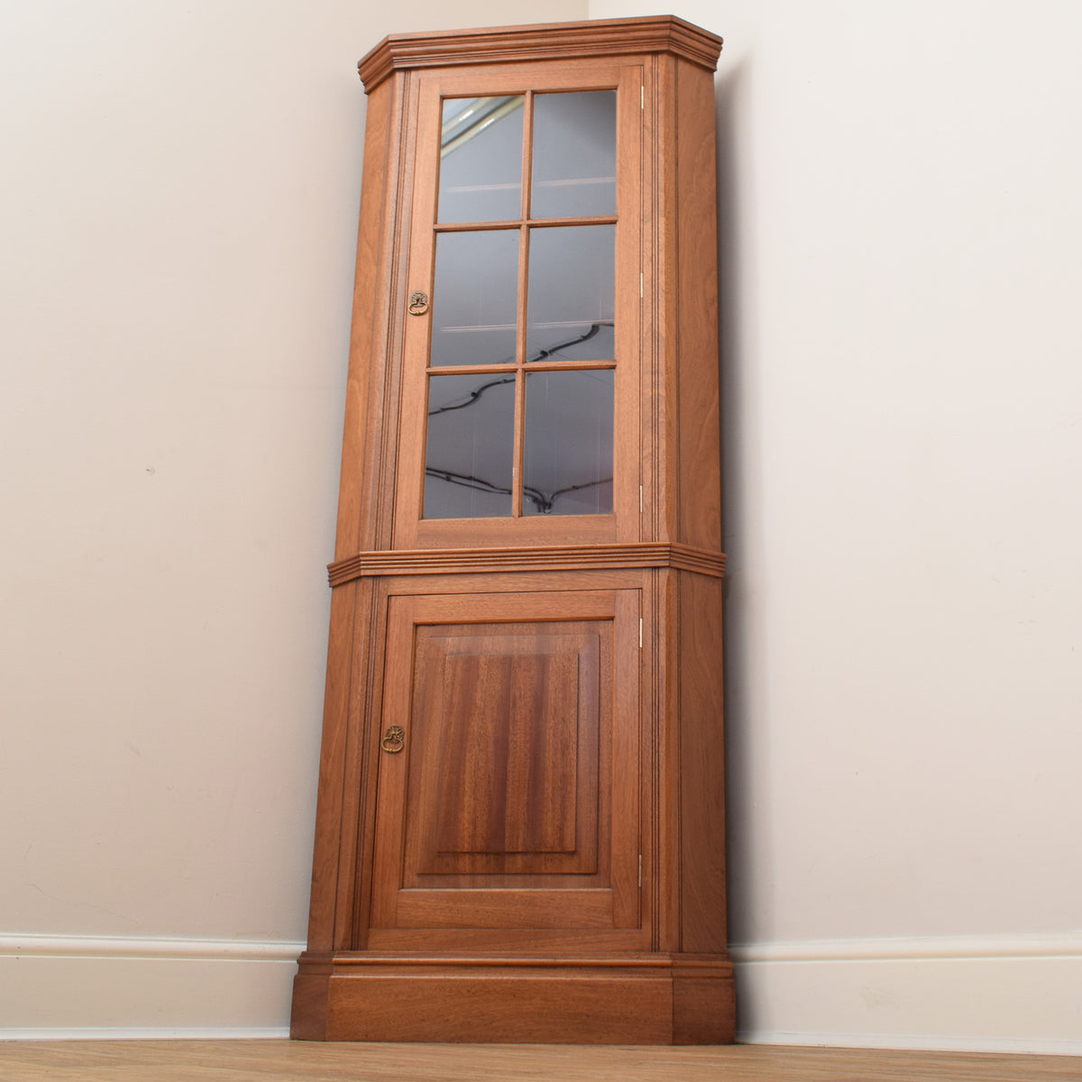 Mahogany Corner Cabinet