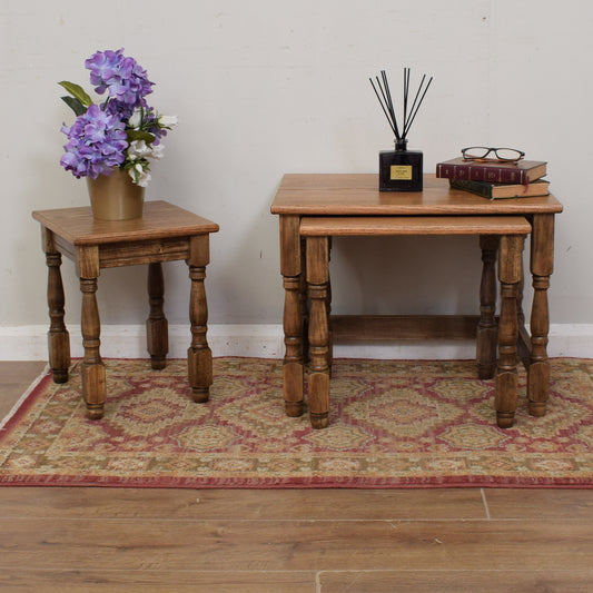 Oak Nest of Tables