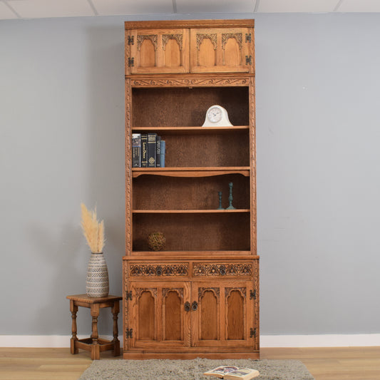 Old Charm Display Cabinet w/ Top Box