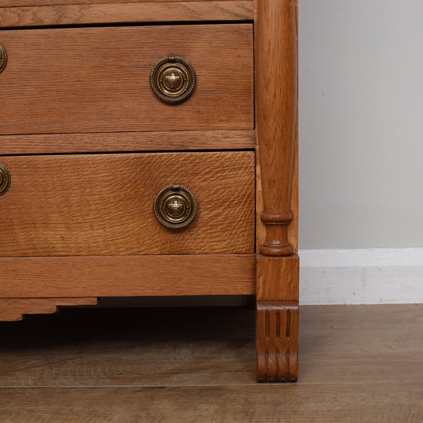 Vintage Oak Chest Of Dawers