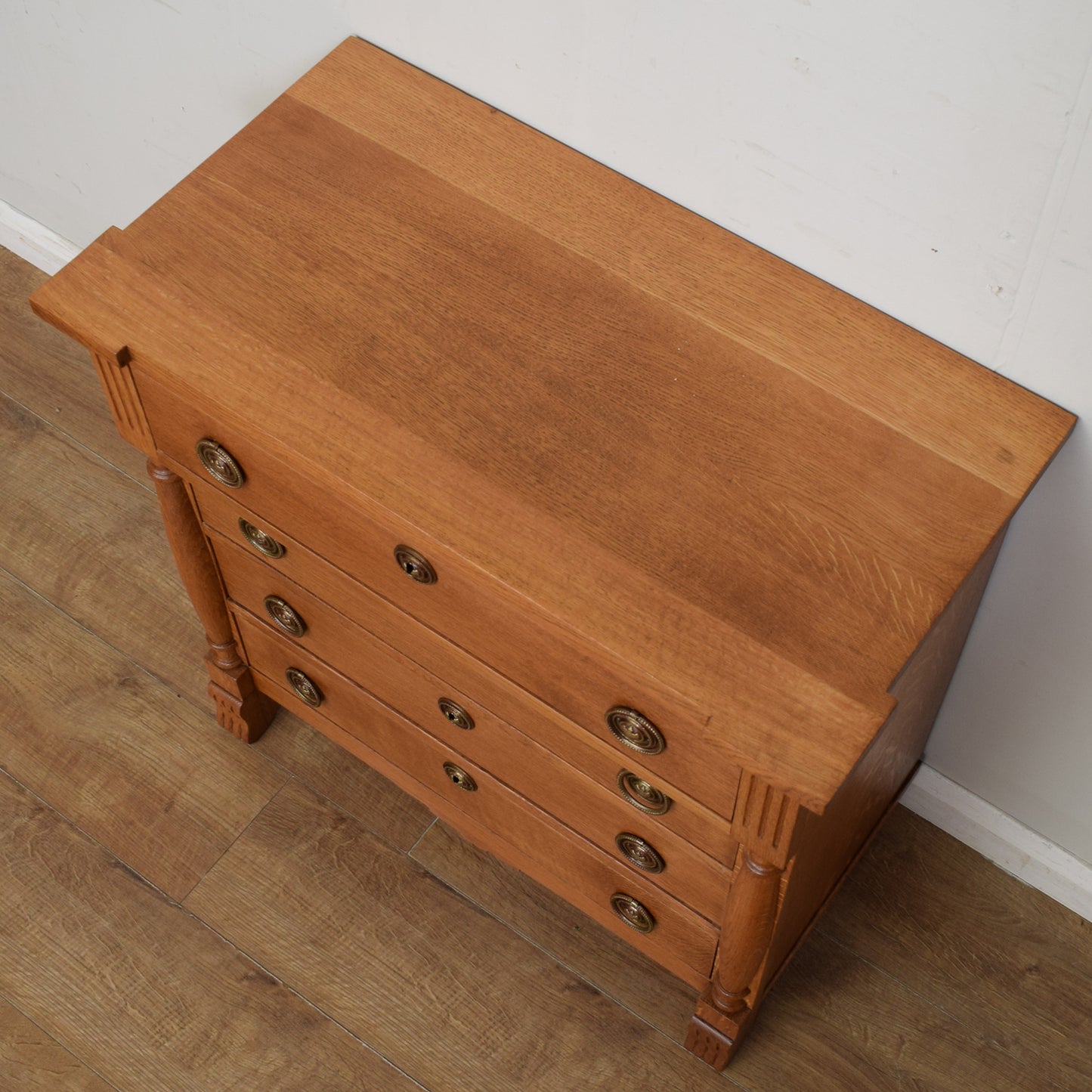 Vintage Oak Chest Of Dawers