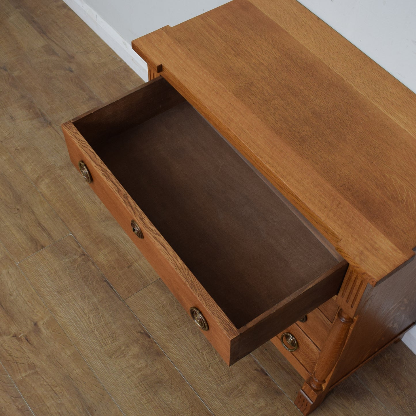 Vintage Oak Chest Of Dawers