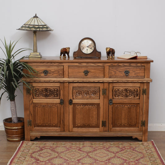 Restored Oak Sideboard