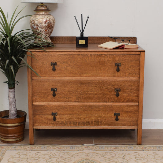 Restored Oak Chest of Drawers