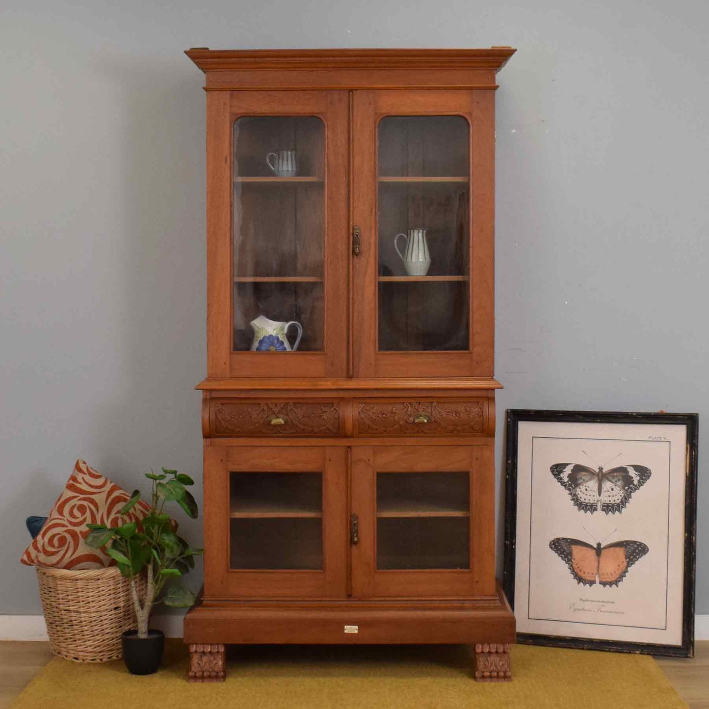 Mahogany Glazed Dresser