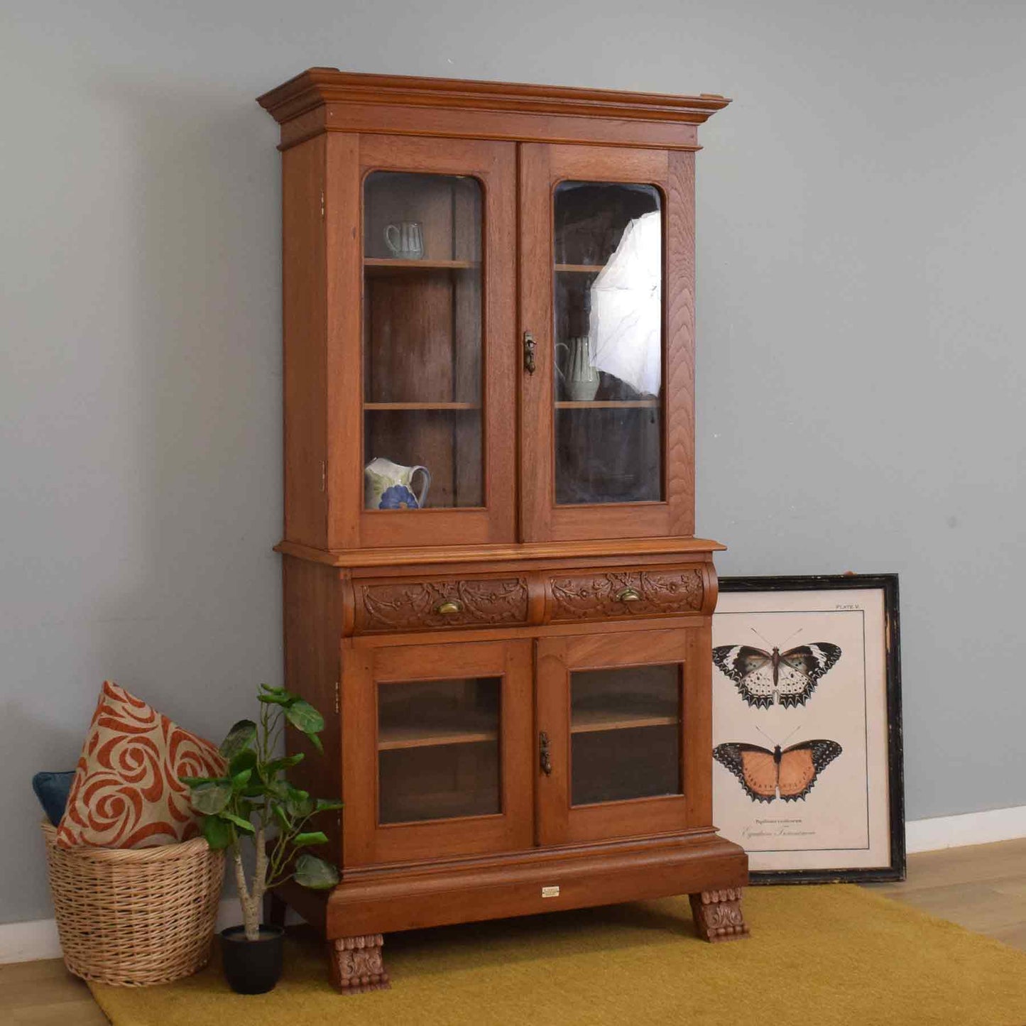 Mahogany Glazed Dresser
