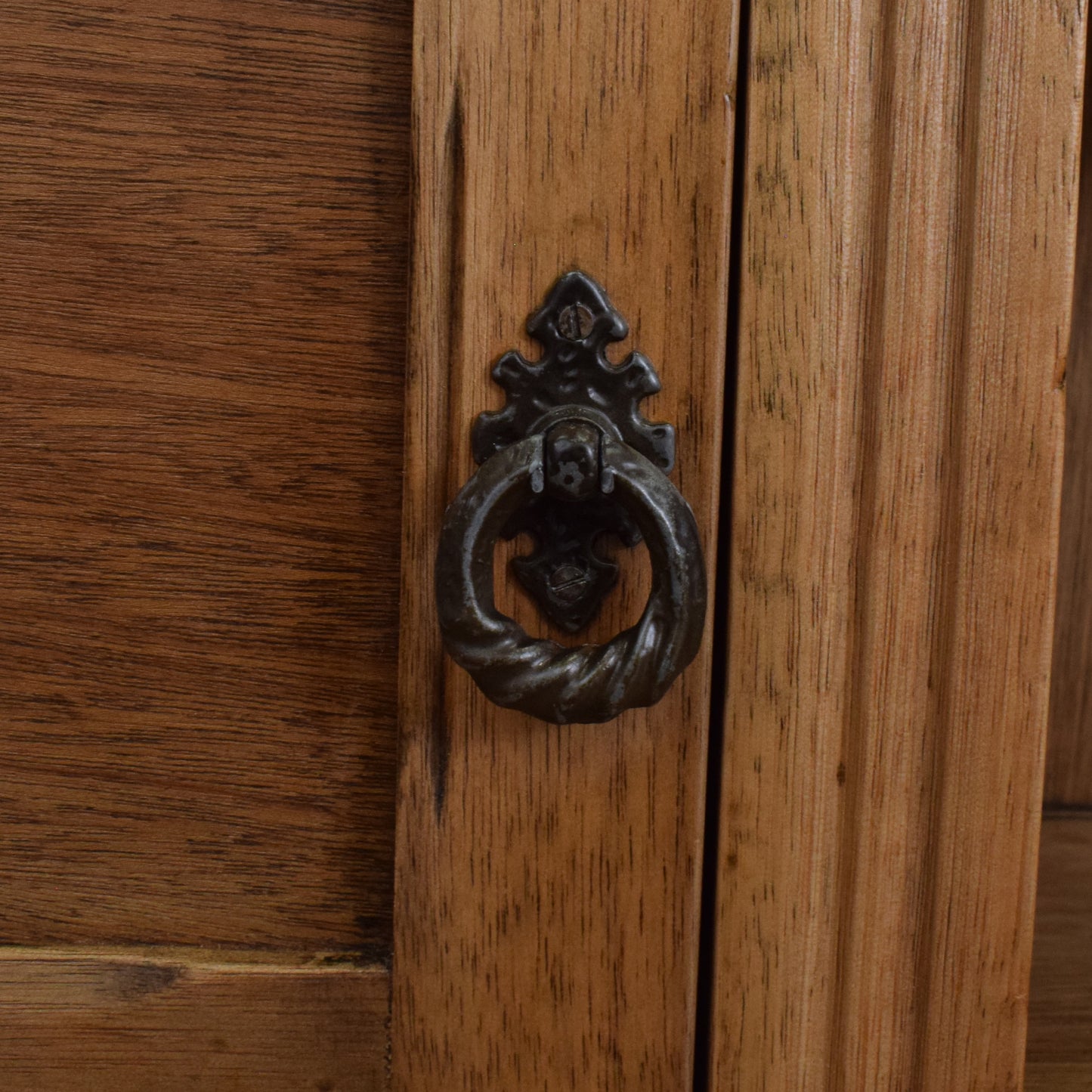 Large Glazed Bookcase Cabinet