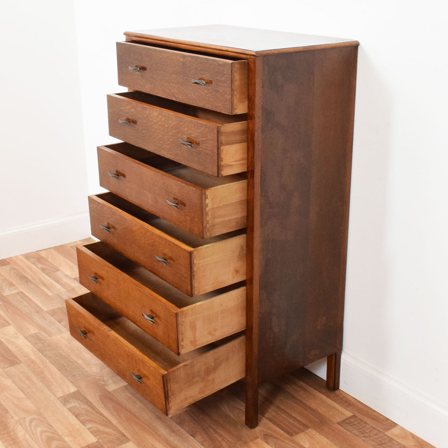 Restored Oak Chest of Drawers