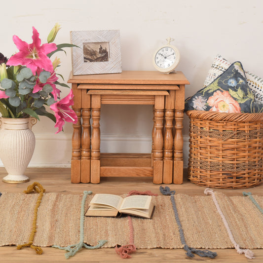 Oak Nest Of Tables