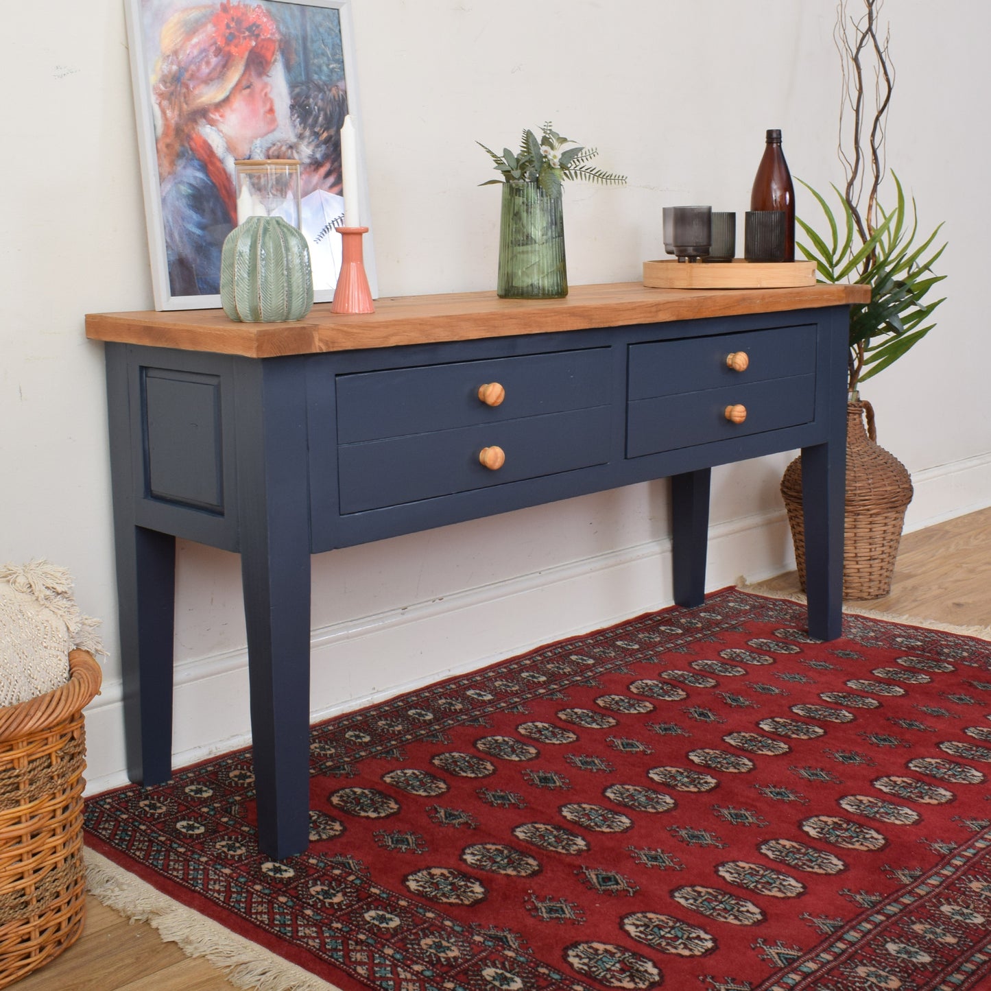 Painted Console Table