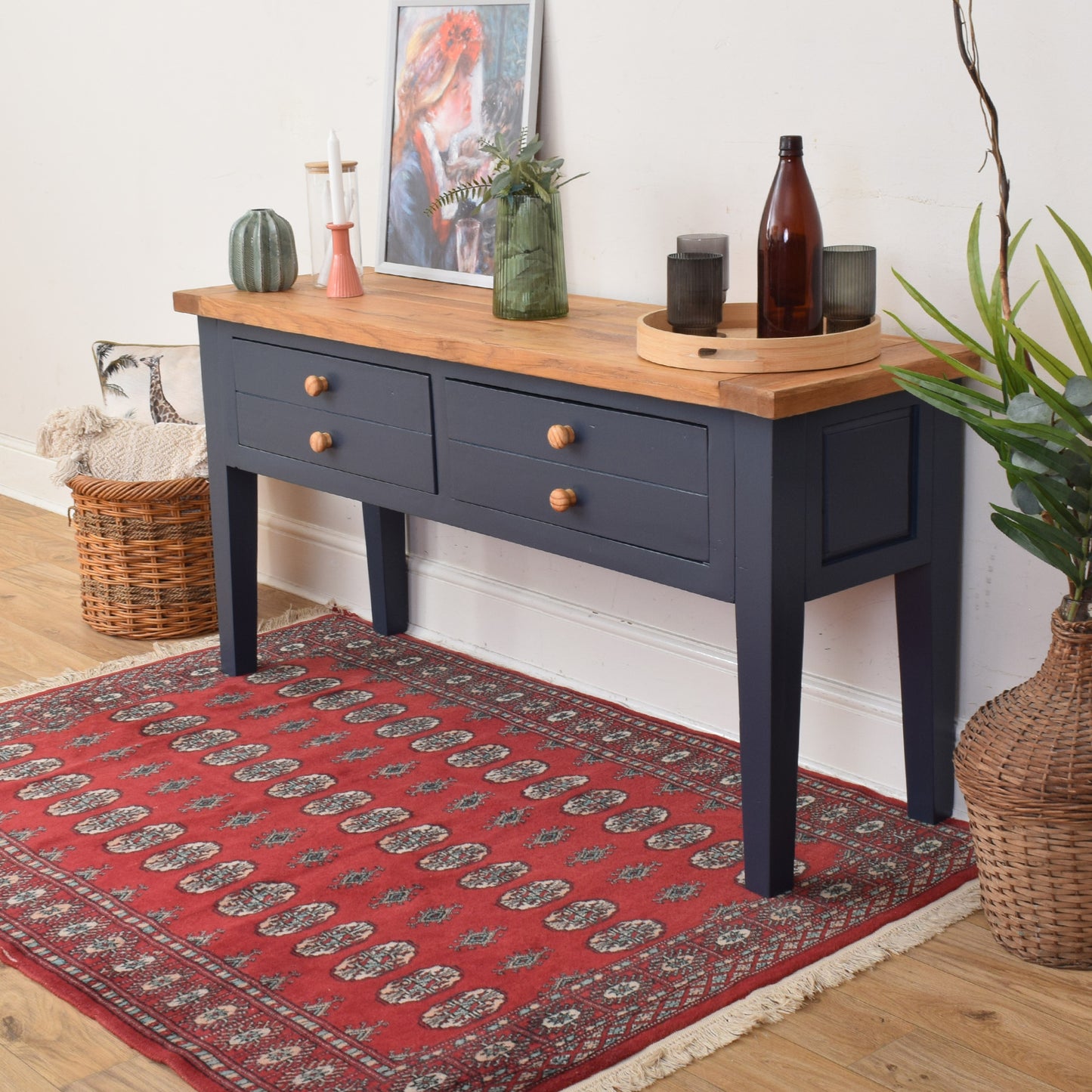 Painted Console Table