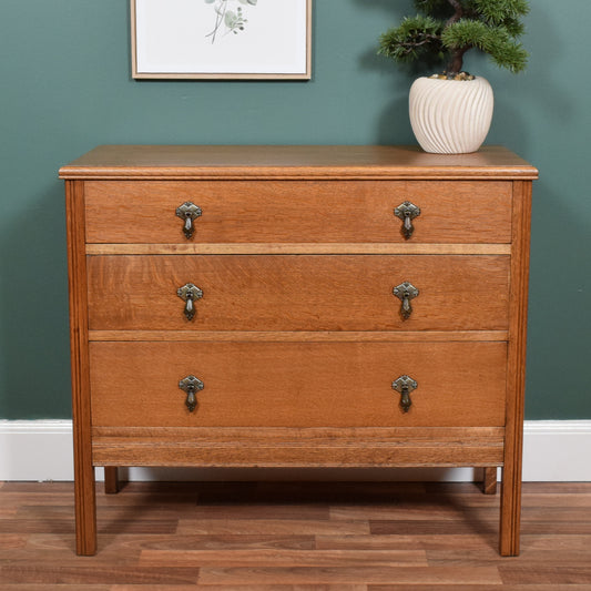 Restored Oak Chest of Drawers