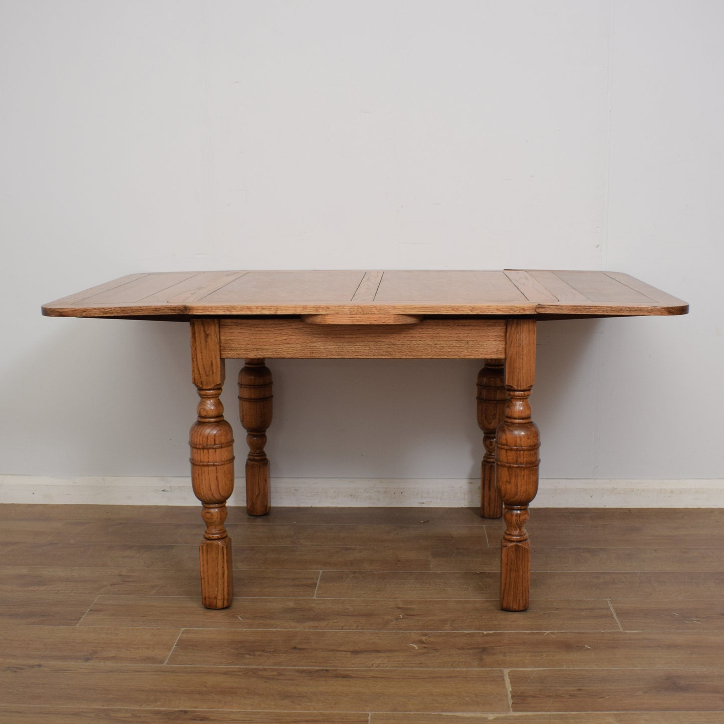 Vintage Draw Leaf Table And Four Chairs