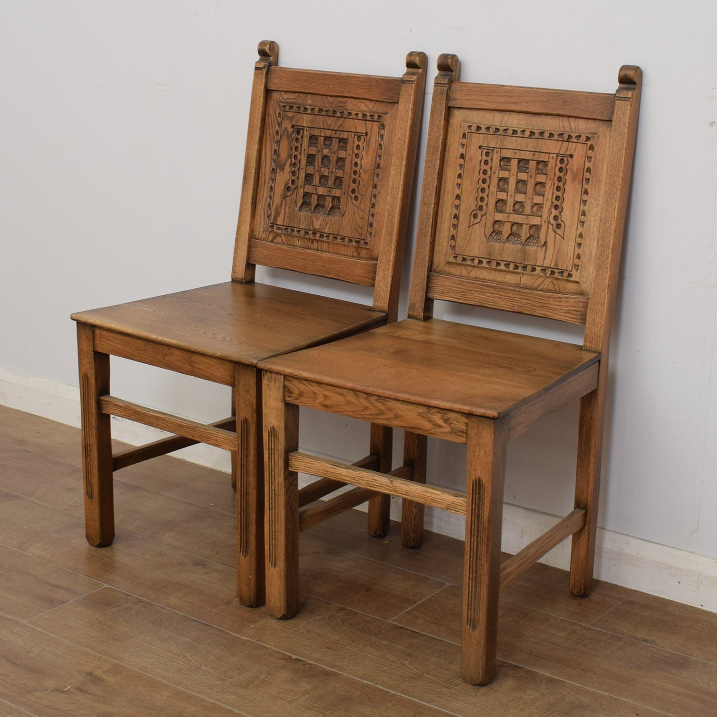 Vintage Draw Leaf Table And Four Chairs