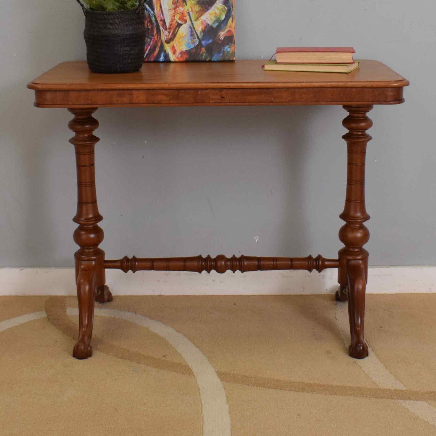 Victorian Mahogany Stretcher Table