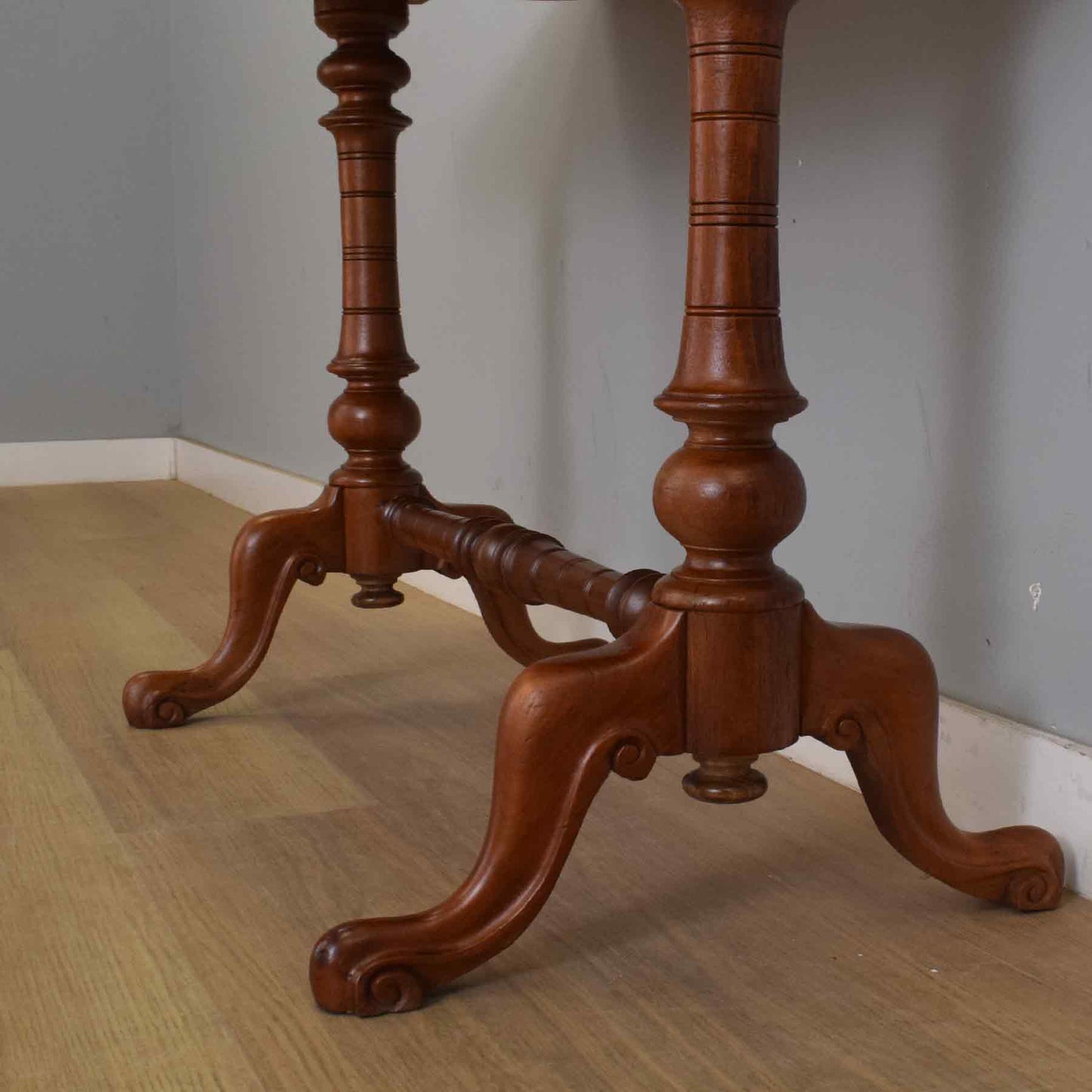 Victorian Mahogany Stretcher Table
