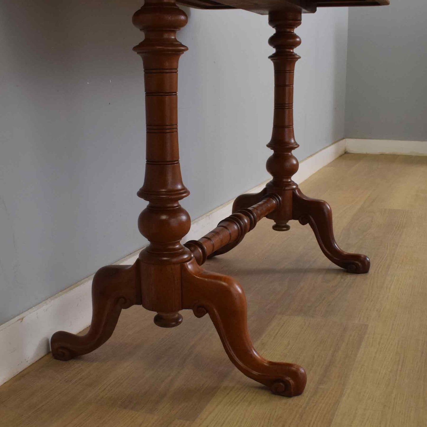 Victorian Mahogany Stretcher Table