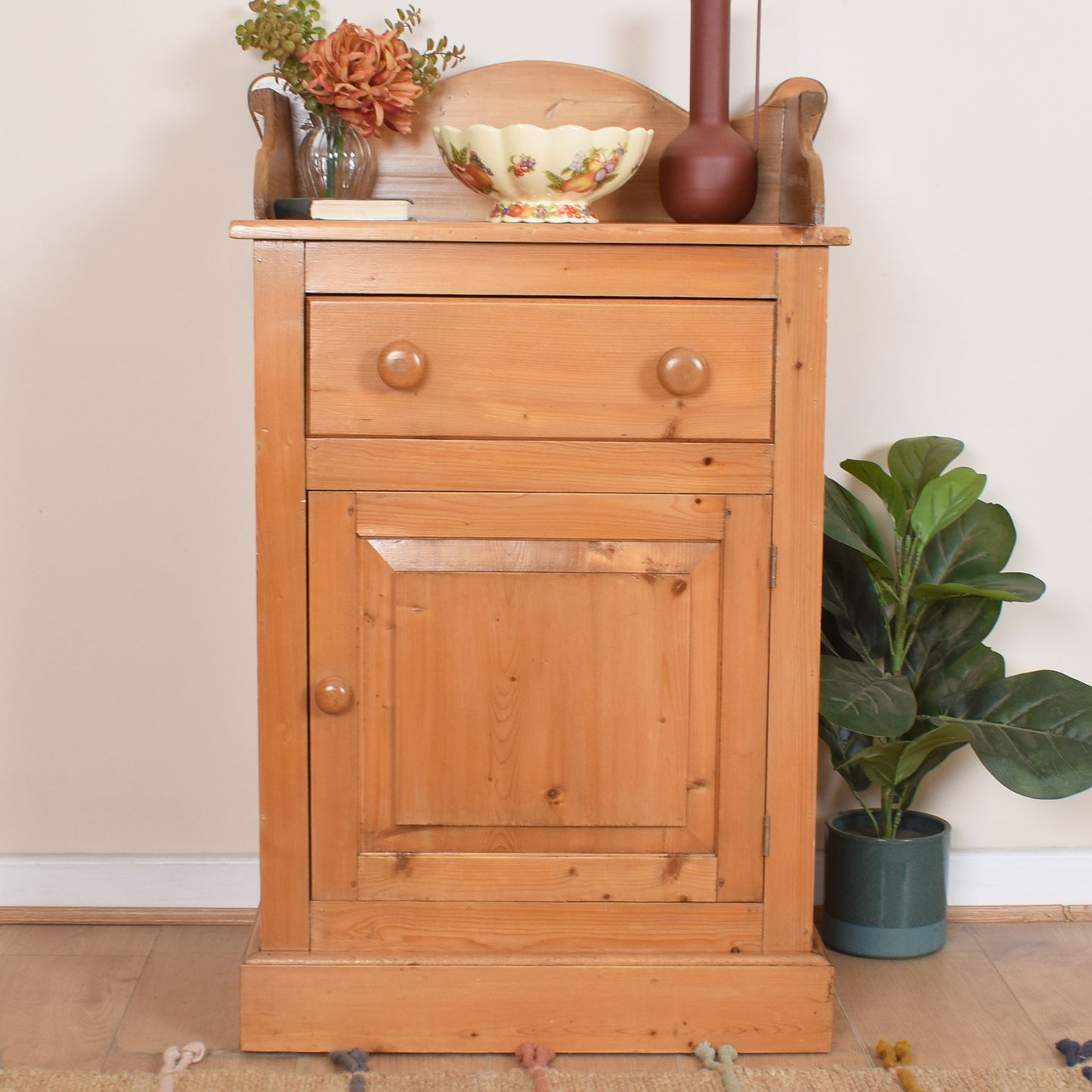 Solid Pine Cupboard / Washstand