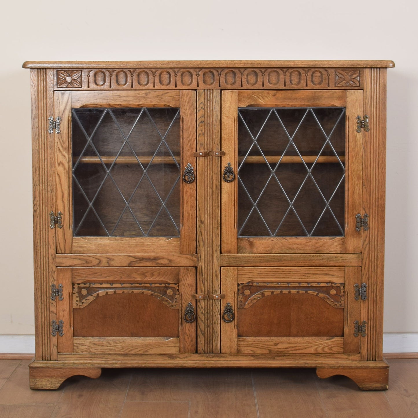 Oak Display Cabinet