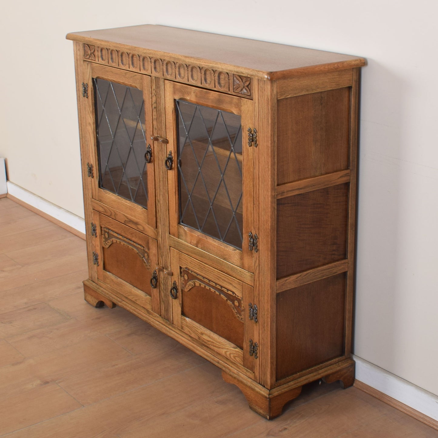 Oak Display Cabinet