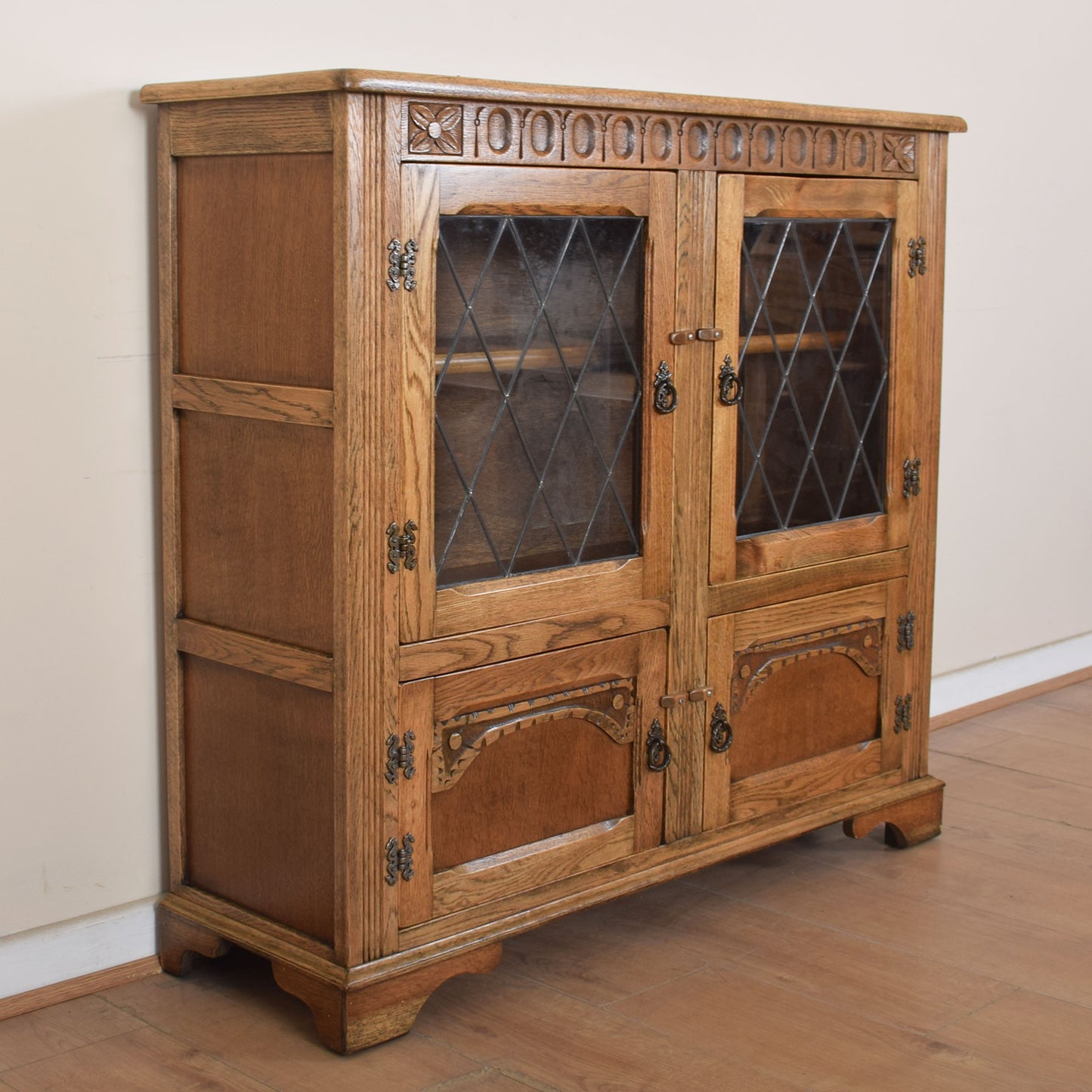 Oak Display Cabinet