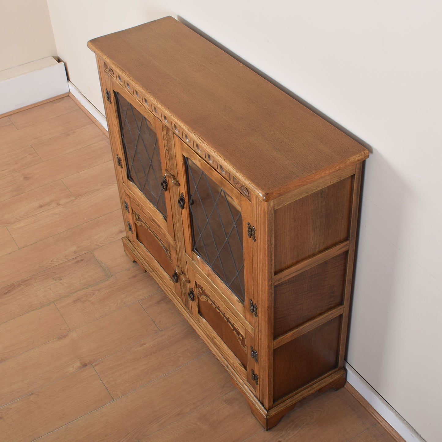 Oak Display Cabinet