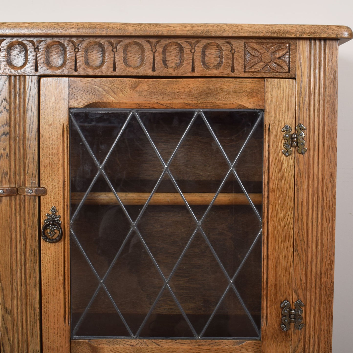 Oak Display Cabinet