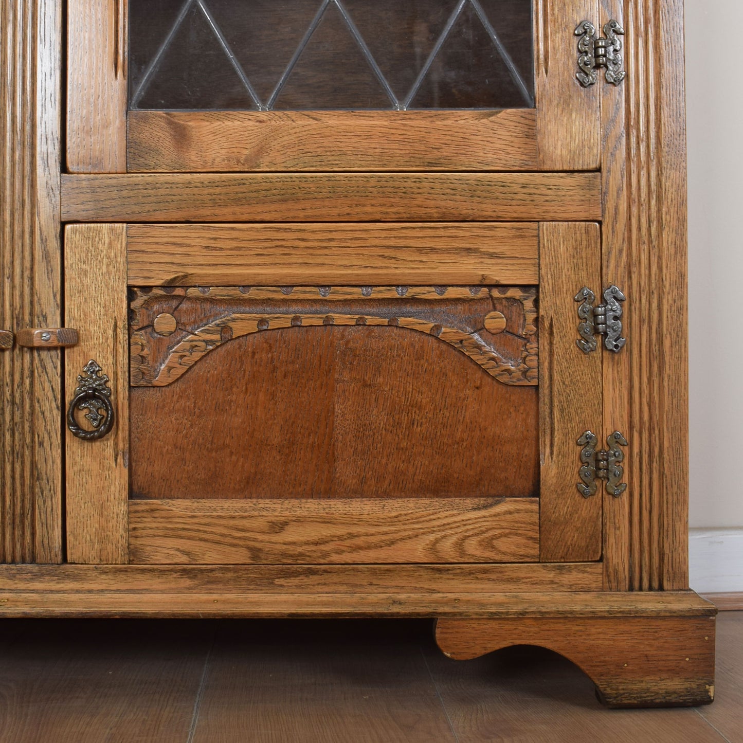 Oak Display Cabinet