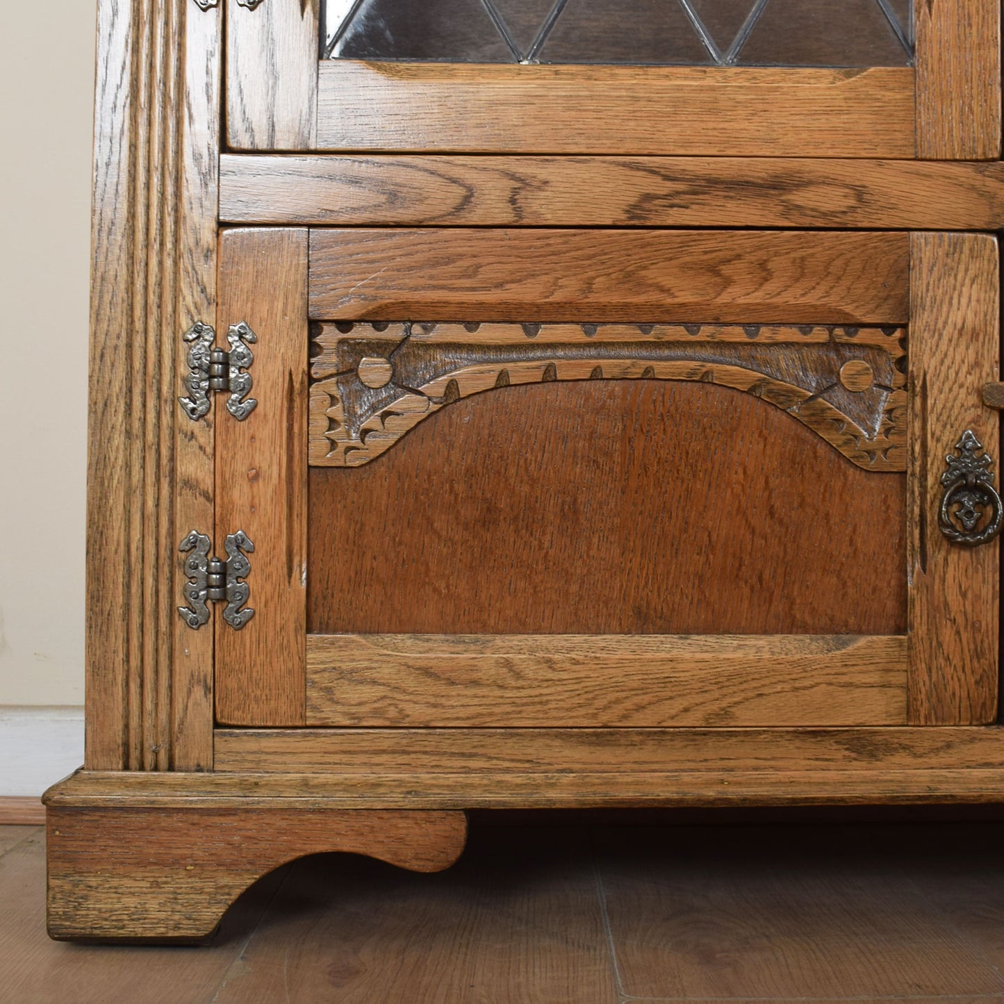 Oak Display Cabinet