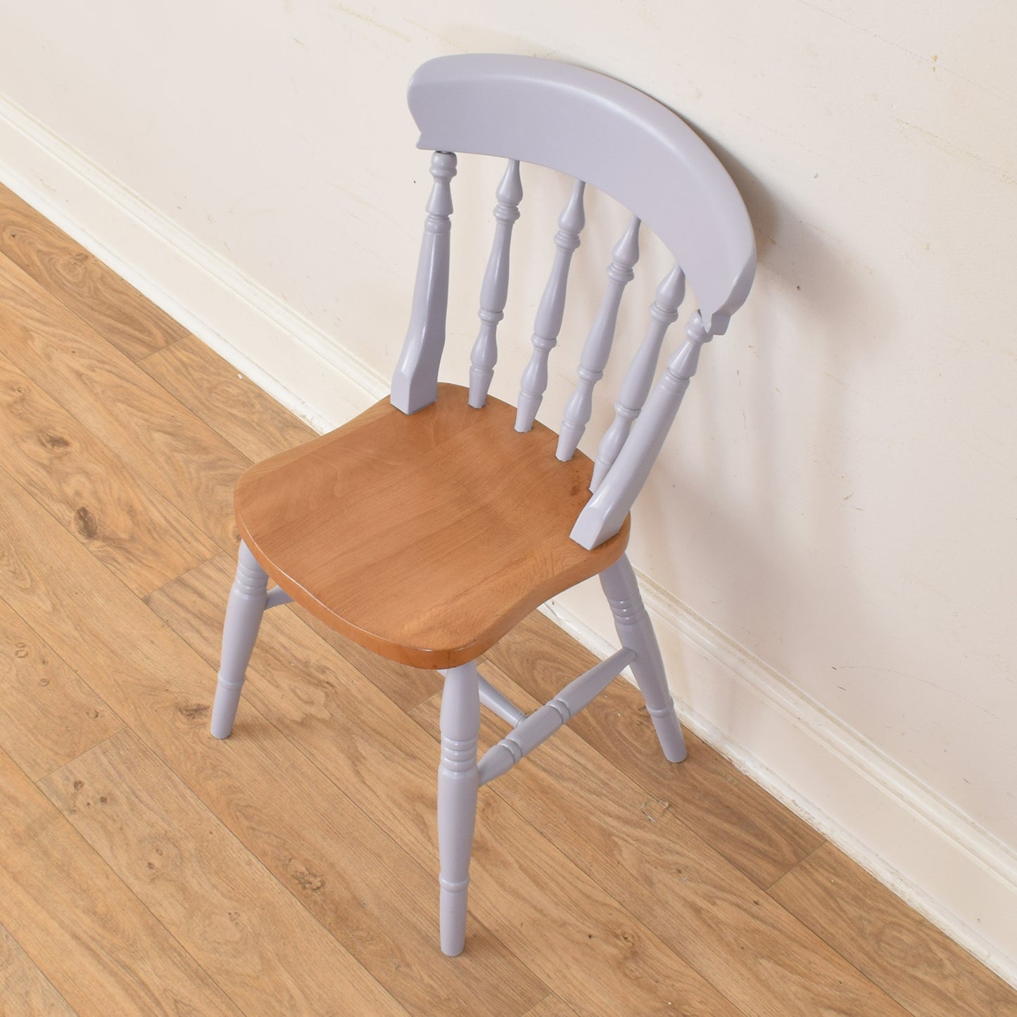Painted Pine Table And Four Chairs
