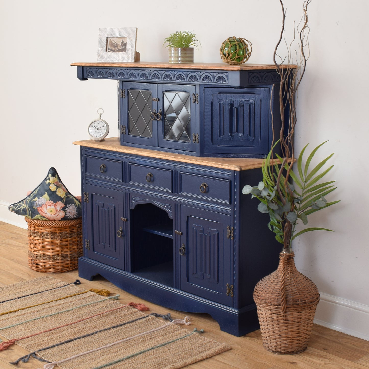 Painted Court Cabinet