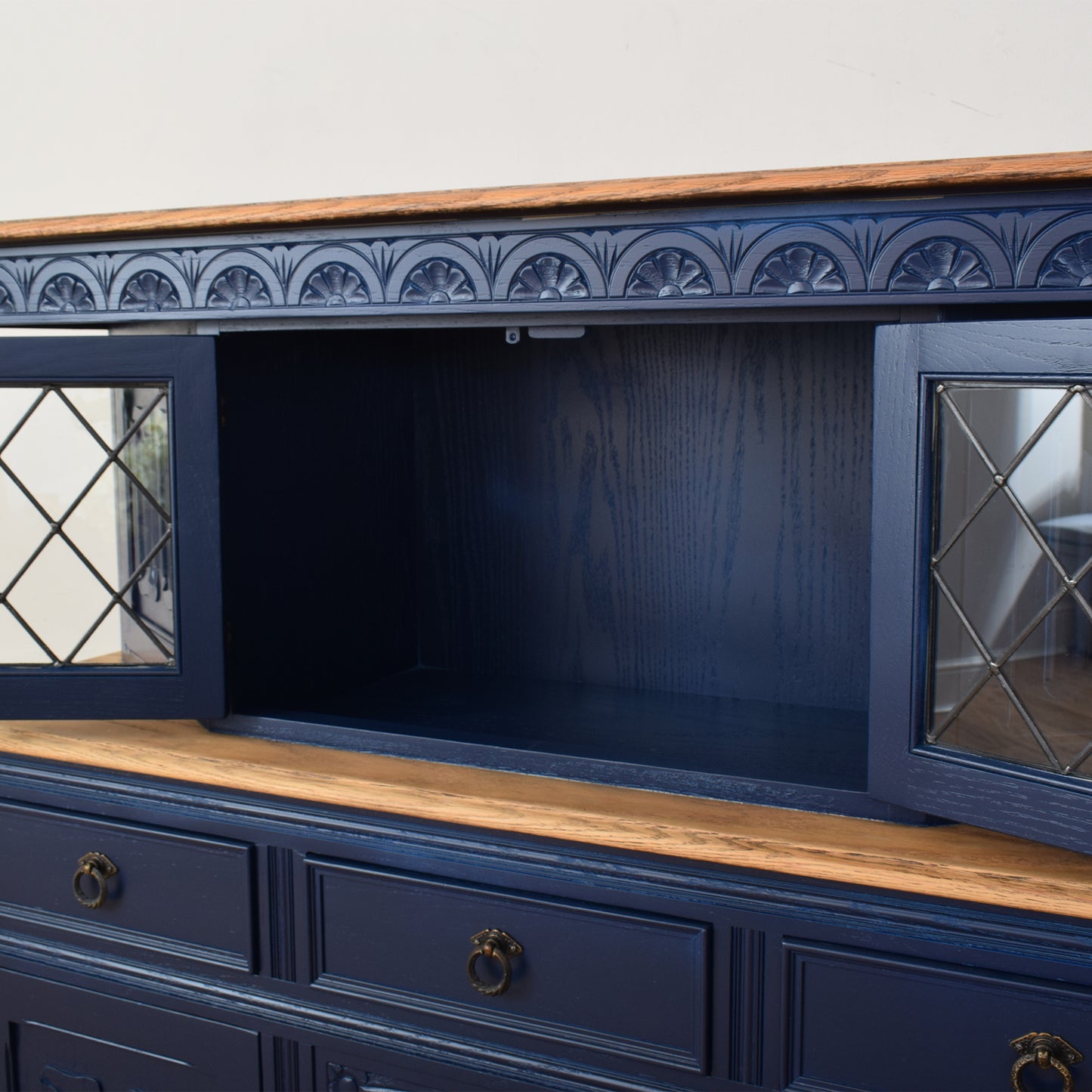 Painted Court Cabinet