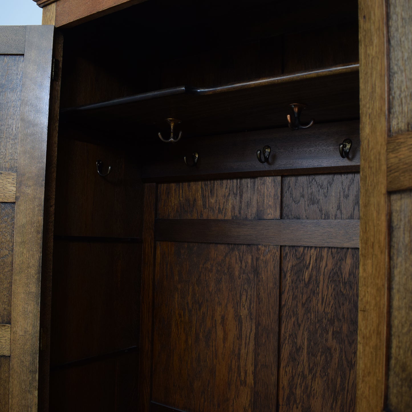 Restored Oak Hallrobe