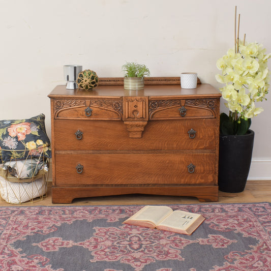 Oak Chest Of Drawers