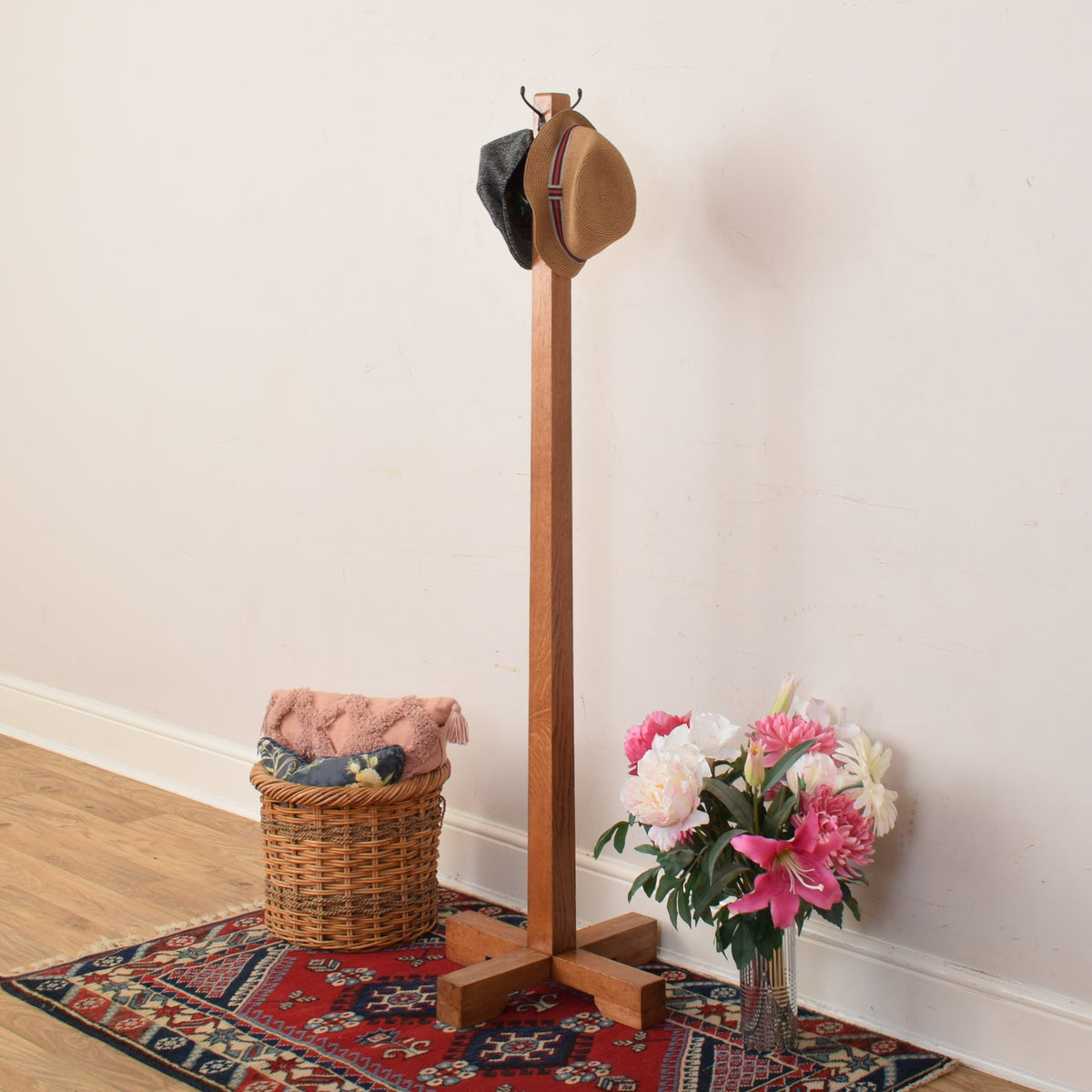 Oak Coat Stand