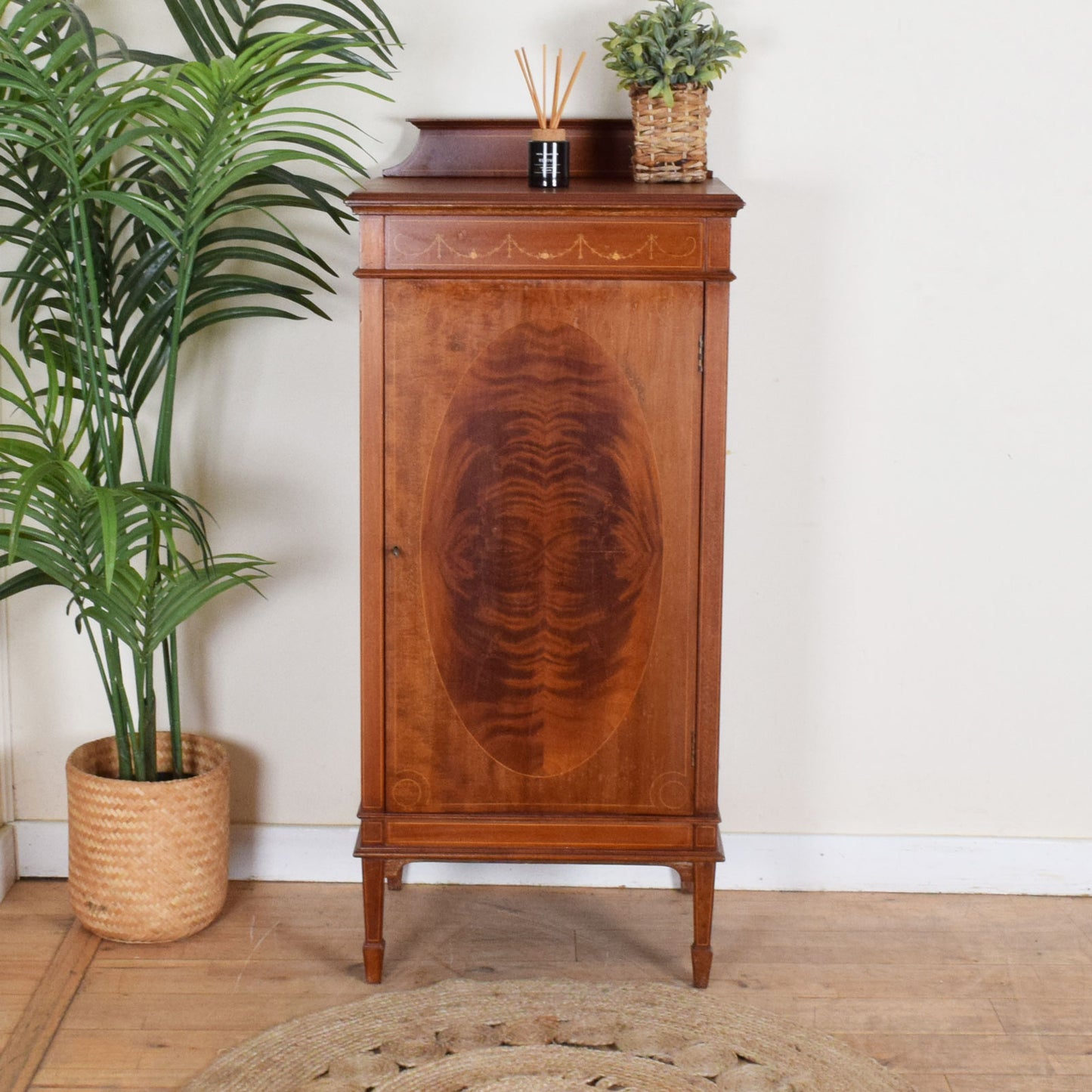 Inlaid Mahogany Cabinet