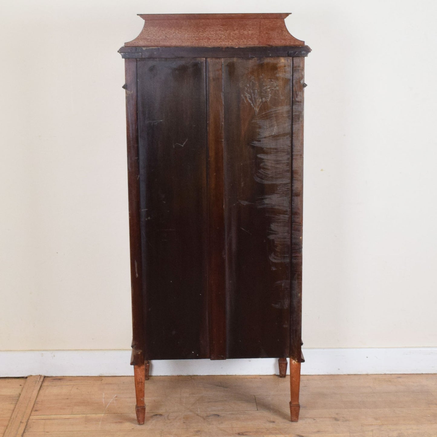 Inlaid Mahogany Cabinet